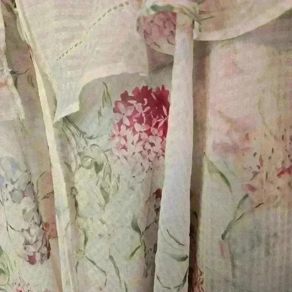 A New Day Floral Sundress Sleeveless Tiered Assymetrical Sz XL Spring Summer - Picture 8 of 11